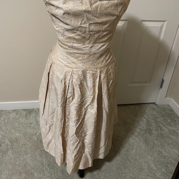 Liz Clairborne | Vintage Style Tea Length Dress - Picture 4 of 5